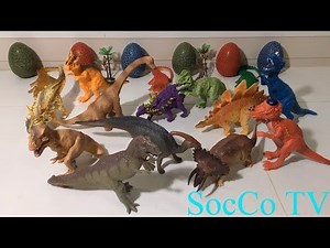 Mở hộp đồ chơi bộ sưu tập khủng long - đồ chơi dành cho trẻ em mới nhất 2018