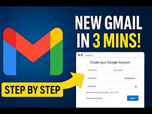 How to Create a Gmail Account — Step by Step