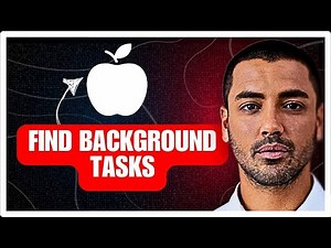How To Find Background Tasks On Macbook Pro M3