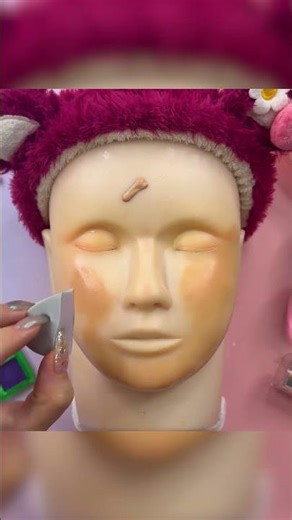 ASMR Makeup on Mannequin🎭 (No Talking)