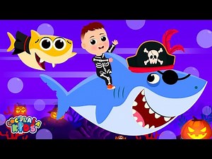 Super Happy Halloween Song | Baby Shark Halloween + Five Little Ghosts & More | Cocolala Kids