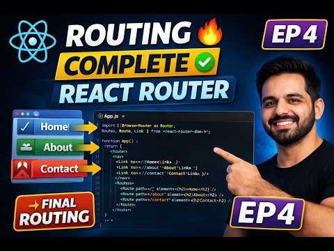 React Router Complete Tutorial 🔥 | Routing Full Guide (Part 4)