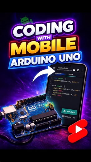 "Mobile" se Code Kaise upload kare arduino uno me #arduino #viral #trending #viralvideo