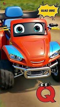 🚗 A to Z Vehicle Phonics Song for Kids | 26 Vehicles with Rhymes, Sounds & Chorus | UZR Learning