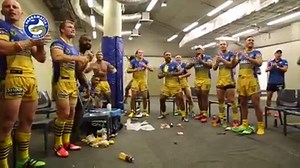 PARRA! PARRA! The boys belt out the team song after a gritty 8-0 victory over the Wests Tigers! Match Report: http://eels.co/1UWj8M2 Match Highlights: http://eels.co/1UR5cnH | Parramatta Eels