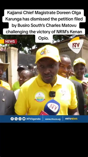 Court Dismisses Election Petition by Charles Matovu