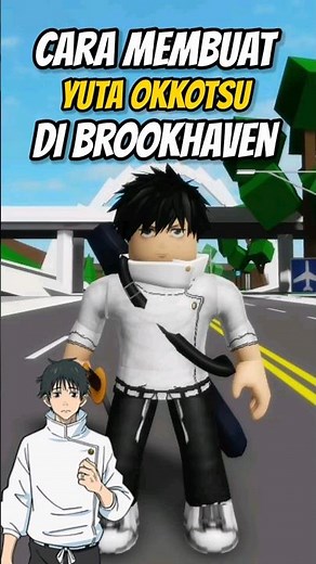 Cara membuat YUTA OKKOTSU di brookhaven (Jujutsu kaisen) #shorts