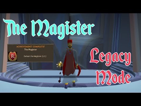 RS3 The Magister in Legacy Mode