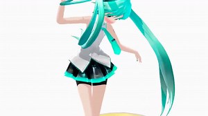 【粘着拘束】初音未来被黏在地上动不了 (Stuck in Sticky Glue Trap for MMD)
