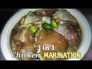 Paano Mag Marinate Ng Manok | 3 IN 1 CHICKEN MARINATION | MY OWN WAY | Khyvins