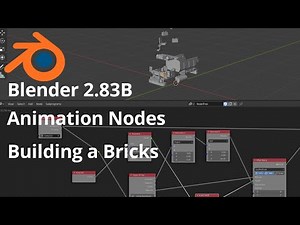 Blender 2.83B - Animating Building Bricks on Animation Nodes