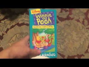 Winnie The Pooh Sharing And Caring VHS Review