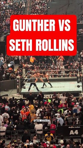 Seth Rollins Brawls with Gunther at WrestleMania 42