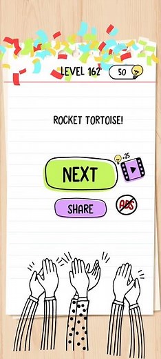 Brain Test Level 162 Tortoise must win!