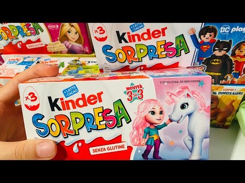 Compilation New Collection Kinder Surprise ASMR Unboxing