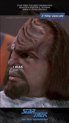 [4K] Worf goes to the Barber | Star Trek: TNG S06E05 'Schisms' #shorts #startrek #clips