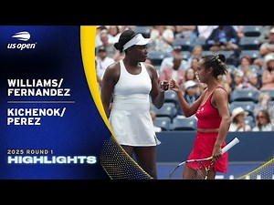 Williams/Fernandez vs. Kichenok/Perez Highlights | 2025 US Open Round 1