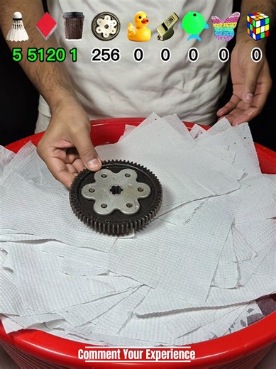 How Much Paper to Make an Object Float?