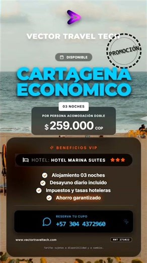 El HACK para dormir barato en BOCAGRANDE (Cartagena) 🌴 | Tarifa Oculta Vector