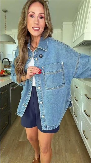 The Denim Shacket You'll Wear With Everything | Capsule Wardrobe Essential