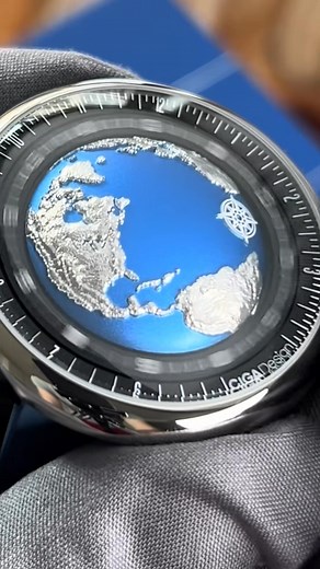 🌊 Inspired by the Atlantic Ocean, designed to move the world. The Blue Planet II – Atlantic Ocean Edition features a 3D rotating Earth dial and award-winning mechanical innovation. 🌍 A statement of style, purpose, and craftsmanship. 🛒 Tap to shop now and experience it for yourself. | CIGA Design