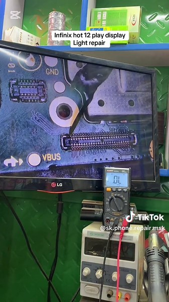 Repairing Backlight on Infinix Hot 12 Play