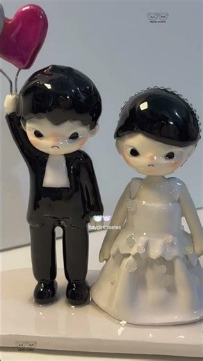 Hirono inspired wedding figurine