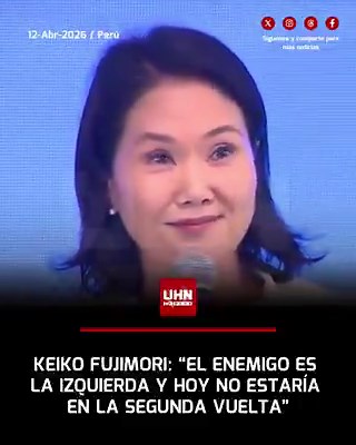 🇵🇪‼️ | Keiko Fujimori se pronunció anoche tras los resultados del conteo rápido y fue clara: “El enemigo es la izquierda y, según estos números, ellos no estarían en la segunda vuelta. Eso es positivo para todos los peruanos”. La líder de Fuerza Popular agradeció el apoyo recibido, mostró solidaridad con los miles de ciudadanos a los que se les impidió votar y reiteró que el país exige orden, no improvisación. “El Perú no aguanta más”, sentenció.