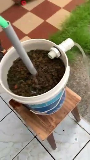 Fish pond mechanical filter diy