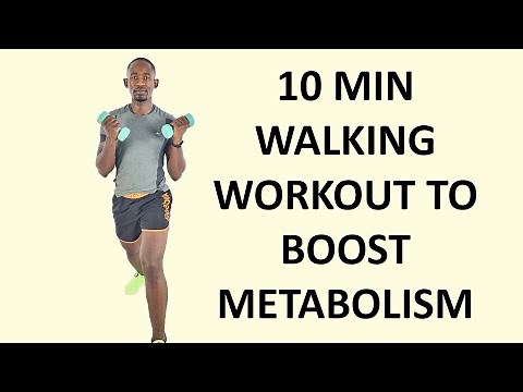 10-Minute Metabolism Booster Walking Workout with Weights