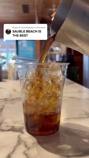 Replying to @actuallykayy we agree 😃 #amiciscoffee #saublebeach #coffeeshop #beach #foryoupage