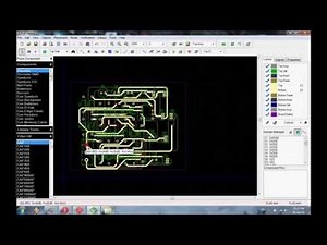 Diptrace autorouting single or double layer settings