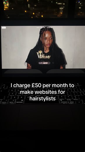 Simply put! I make websites for stylists, connect them to your booking link, and manage them too; order in my bio to get yours🤍. #ukstylist #hairstylist