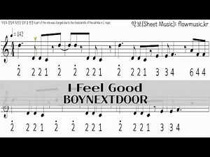 BOYNEXTDOOR - I Feel Good Kalimba Sheets