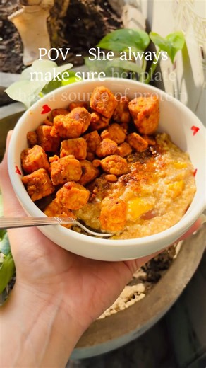 With easy swaps #highproteinrecipes #vegetarianrecipes #vegetarianprotein