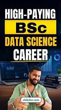 BSc Data Science Scope, BSc Degree Jobs and Salary, Data Science Roadmap #bsc #datascience