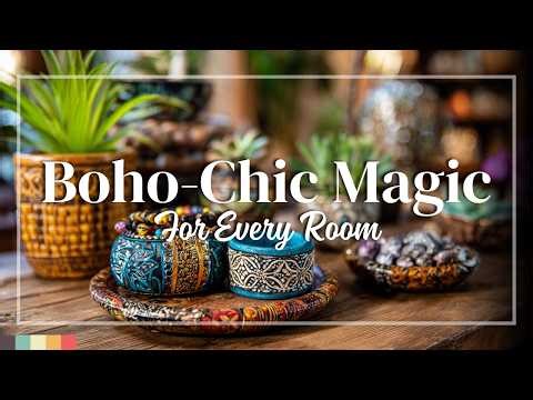 Boho-Chic Interiors for the Whole House | Rich textures, color, and laid-back elegance combined