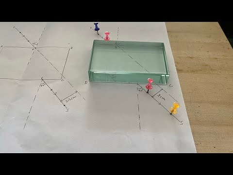 To observe refraction and lateral deviation of a beam of light incident obliquely on a glass slab