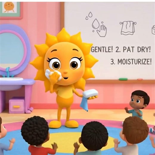 Sunny shows the littlest ones how they can do it too! #moisturebabies, #youtubkids , #kidsrock