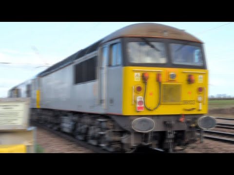 Class 56s Sandwiching a Class 60 on the ECML