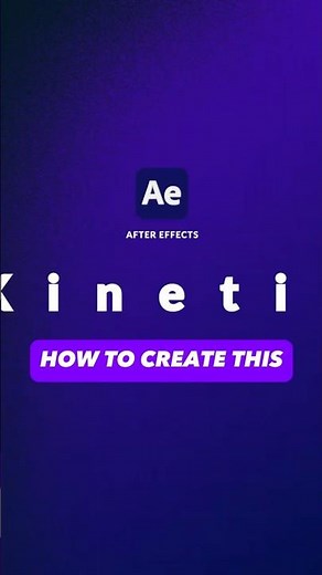 Kinetic Typography Techniques in After Effects