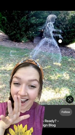 Chicken wire ghost part one! | Holly Auna