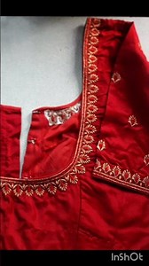 Machine embroidery blouse designs #embroidery
