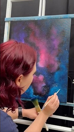 Watch This Galaxy Nebula Appear From Empty Space 🌌 #shorts