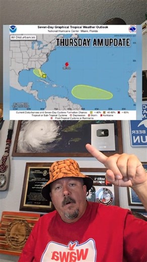 275K views · 2.7K reactions | Thursday 10/02 Tropical Update: New NHC spot to watch near Florida. And another in the Atlantic. Here's the latest. #tropicalupdate #mikesweatherpage #mikesweatherpage | Mike's Weather Page | Facebook