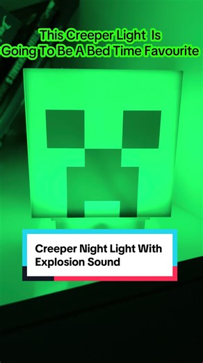 Level up any bedroom, gaming setup or desk with this Creeper Light — the perfect gift for Minecraft fans of all ages. This fun, vibrant LED lamp brings cosy ambient lighting and that iconic Creeper look, making it the ideal Christmas present for kids, teens or collectors. A must-have for anyone who loves building, gaming or adding a cool display piece to their space. Stock sells out fast every year, so don’t miss out on this awesome gift idea! #GiftIdeas #TikTokMadeMeBuyIt #Minecraft #Gaming #Ch