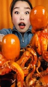 Yummy Yummy Eating Show | ASMR Eating Octopus 🐙 Eps404 #reelsviralシ#fypシ゚viralシ#reelschallenge#funnyvideo#eating | Solar Cambodian II