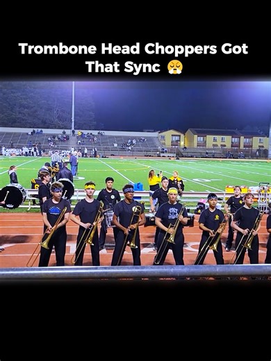 Trombone Head Choppers Went CRAZY 🤯#usa #music #trumbone #trumpet #swinghorn #trombone #battle #viral #pov #school #drumline #drumbattle