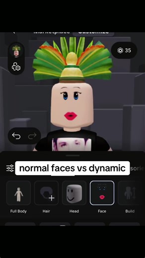 Roblox: Dynamic Faces vs Normal Faces Comparison