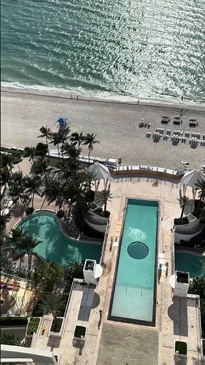 View from 19th floor oceanfront ‪@hilton‬ Diplomat resort